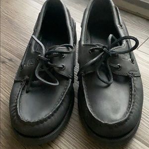 Men’s Size 6 black Sperry’s